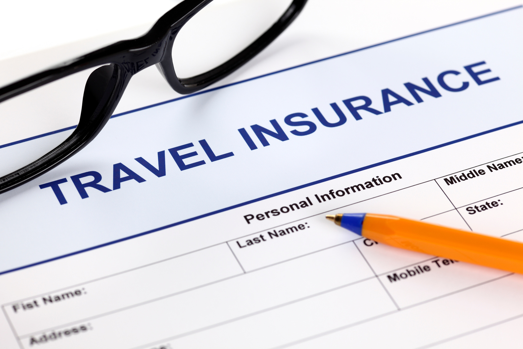 Travel insurance form